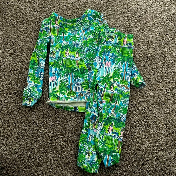 Lilly Pulitzer PJ set size 2t - Picture 1 of 1